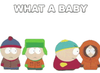 What A Baby Eric Cartman Sticker