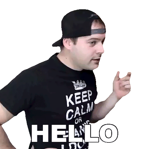 Hello Jared Dines Sticker - Hello Jared Dines Knocking Stickers