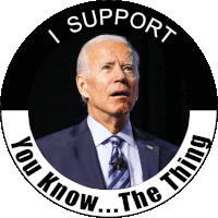 Joe Biden Current Thing Sticker - Joe Biden Current Thing Support Stickers