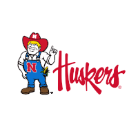 a cartoon of a man wearing overalls and a cowboy hat with the letter n in the background