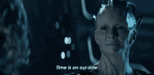 Time Is On Our Side Borg Queen GIF - Time Is On Our Side Borg Queen Annie Wersching GIFs