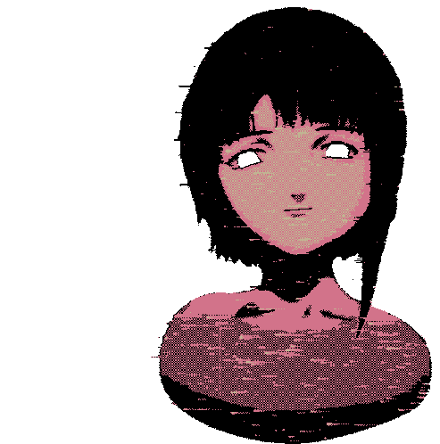 Serial Experiments Lain Lain Sticker - Serial Experiments Lain Lain Glitch Stickers