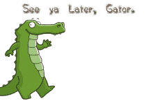 Later Gator See You Later Alligator GIF - Later Gator See You Later Alligator In A While Crocodile GIFs
