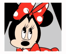 Battering Eyes Minnie Mouse GIF