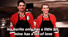Patrick Kane Burritos GIF - Patrick Kane Burritos His Burrito Only Has A Little Bit Mine Has GIFs