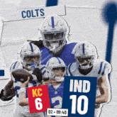 Indianapolis Colts (10) Vs. Kansas City Chiefs (6) Second Quarter GIF - Nfl National Football League Football League GIFs