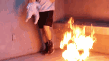 Michael Reeves Fire GIF - Michael Reeves Fire Cult GIFs
