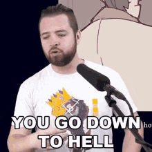 You Go Down To Hell Bricky GIF - You Go Down To Hell Bricky Go To Hell GIFs