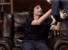 Finnwolfhard Carry GIF - Finnwolfhard Carry Dog GIFs