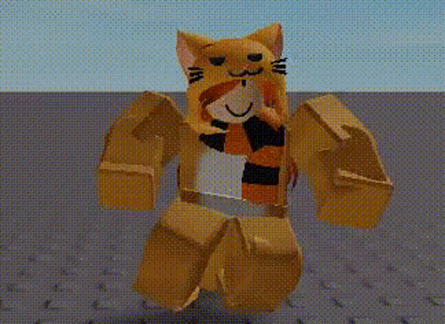 man face cat - Roblox