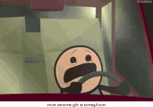 Scared Cyanideand Happiness GIF - Scared Cyanideand Happiness Driving GIFs