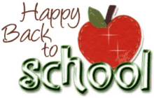 Happy First Day Of School 1st Day Of School GIF - Happy First Day Of School 1st Day Of School Apple GIFs
