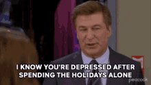 I Know Youre Depressed After Spending The Holidays Alone Jack Donaghy GIF - I Know Youre Depressed After Spending The Holidays Alone Jack Donaghy Alec Baldwin GIFs