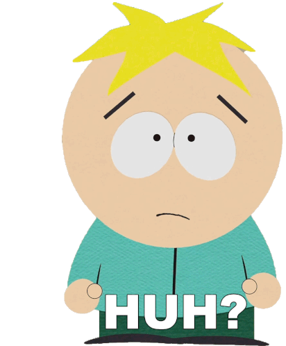 Huh Butters Sticker - Huh Butters South Park Stickers