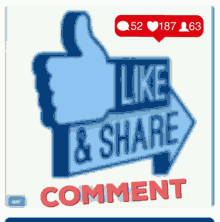Like Share GIF - Like Share Comments GIFs