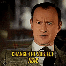 Mycroft Change The Subject GIF