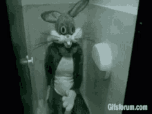 Bunny Creepy GIF