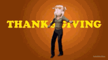Happy Thanksgiving Dance GIF - Happy Thanksgiving Dance Turkey GIFs