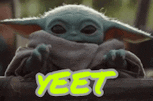 Baby Yoda Yeet GIF - Baby Yoda Yeet GIFs