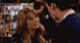 a man and a woman are looking into each other 's eyes with a caption that says @corlcon_