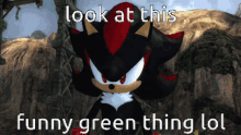 shadow the hedgehog chaos emerald sonic06 green chaos emerald meme