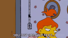 You Just Got Cold Feet GIF - The Simpsons Cold Feet GIFs
