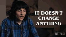 It Doesnt Change Anything Mike Wheeler GIF - It Doesnt Change Anything Mike Wheeler Finn Wolfhard GIFs