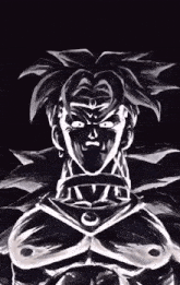 a black and white drawing of a man with the word evil visible