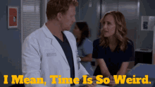 Greys Anatomy Teddy Altman GIF - Greys Anatomy Teddy Altman I Mean Time Is So Weird GIFs