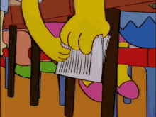 Reading Note The Simpsons GIF