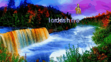 Lord Krishna Waterfall GIF - Lord Krishna Waterfall Nature GIFs
