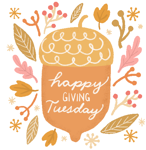 Give Giving Tuesday Sticker - Give Giving Tuesday Give Back Stickers