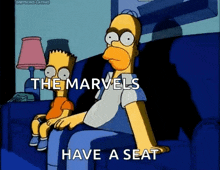Sit Here Homer GIF