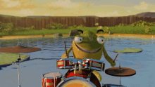 Huevocartoon Badumtss GIF - Huevocartoon Badumtss Drums GIFs