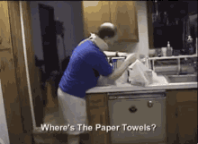 tourettes guy paper towels wheres wheres the paper towels seacrhing