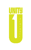 a logo for unity training with a yellow u on a white background