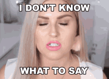 Shaaanxo I Dont Know What To Say GIF - Shaaanxo I Dont Know What To Say Idk GIFs