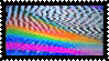 a picture of a rainbow colored background with a white frame around it .