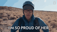 Im So Proud Of Her Bobby Bones And Caitlin Parker Descend A Cliff GIF - Im So Proud Of Her Bobby Bones And Caitlin Parker Descend A Cliff Running Wild With Bear Grylls GIFs