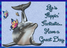 Dolphin Greeting GIF