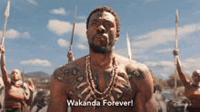 Wakanda Forever T'Challa GIF - Wakanda Forever T'Challa Black Panther GIFs