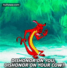 dishonor on you dishonor on your cowi dragon poster advertisement