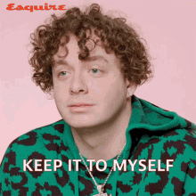 Keep It To Myself Thats How I Was Raised GIF - Keep It To Myself Thats How I Was Raised Jack Harlow GIFs