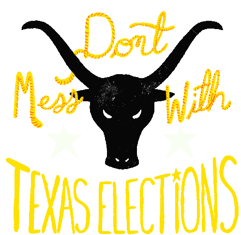 Dont Mess With Texas Texas Sticker - Dont Mess With Texas Texas Texas Voting Rights Stickers