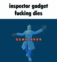 Inspector Gadget Death GIF - Inspector Gadget Death Funny GIFs