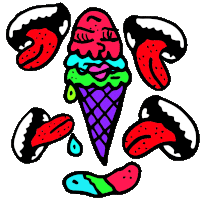 Ice Cream Ice Ice Baby Sticker - Ice Cream Ice Ice Baby Lick Stickers