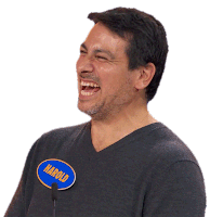 Laughing Harold Sticker - Laughing Harold Family Feud Canada Stickers