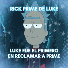 a picture of rick from rick and morty