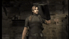 Leon Resident Evil GIF - Leon Resident Evil Phone GIFs