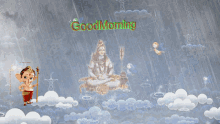 Good Morning Lord Shiva GIF - Good Morning Lord Shiva Rainy Morning GIFs